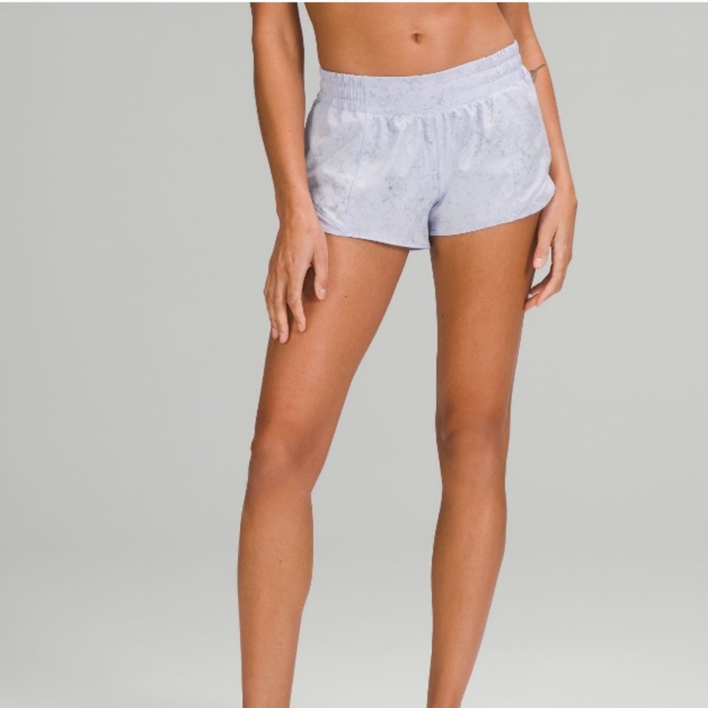 Women's Light Purple Shorts speed